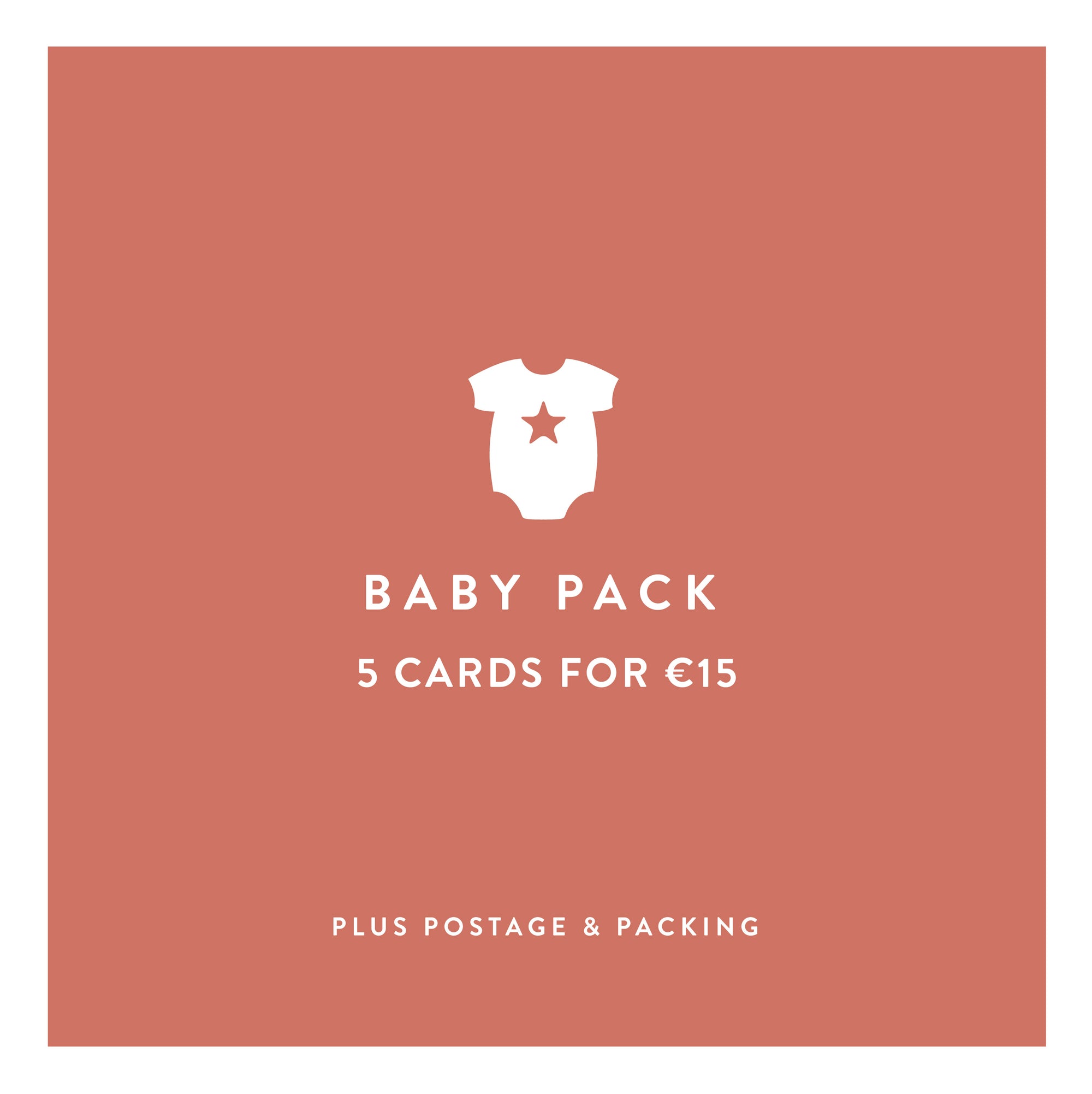 Baby pack - 5 cards for €15