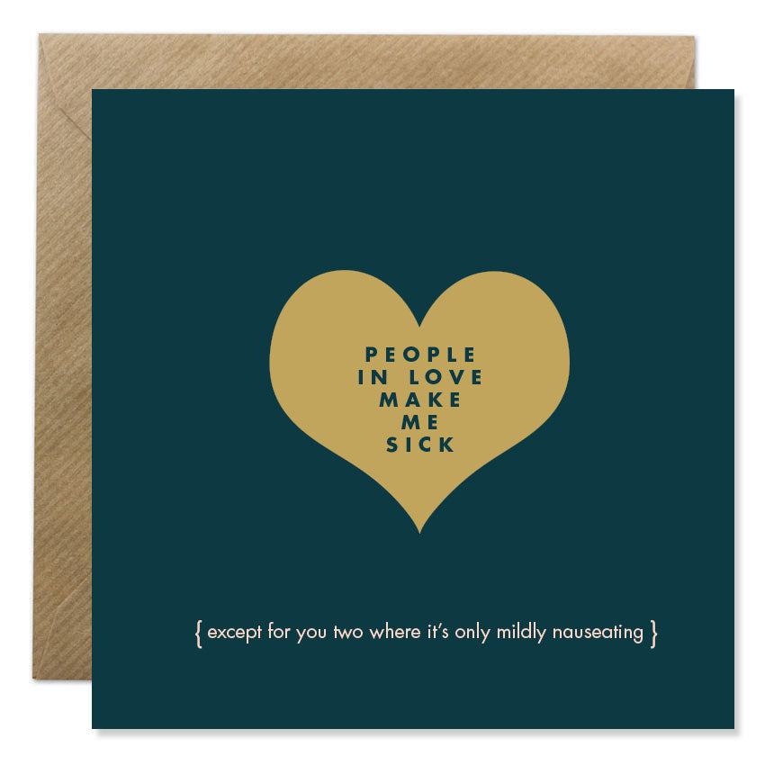 People In Love - Gold Foil