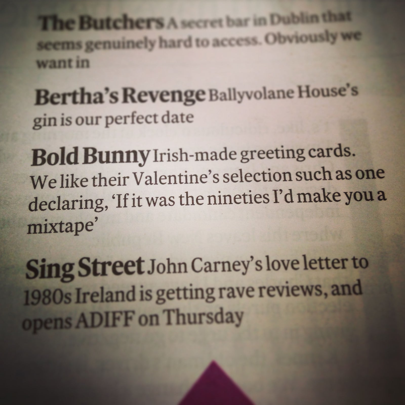 Irish Times Magazine