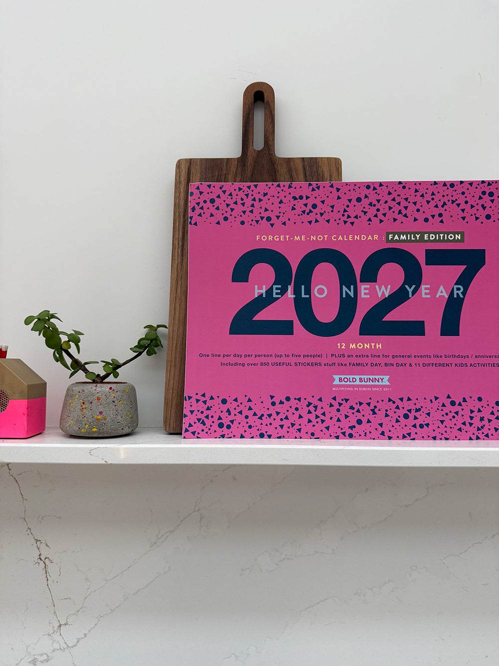2027 Forget-Me-Not Calendar FAMILY EDITION