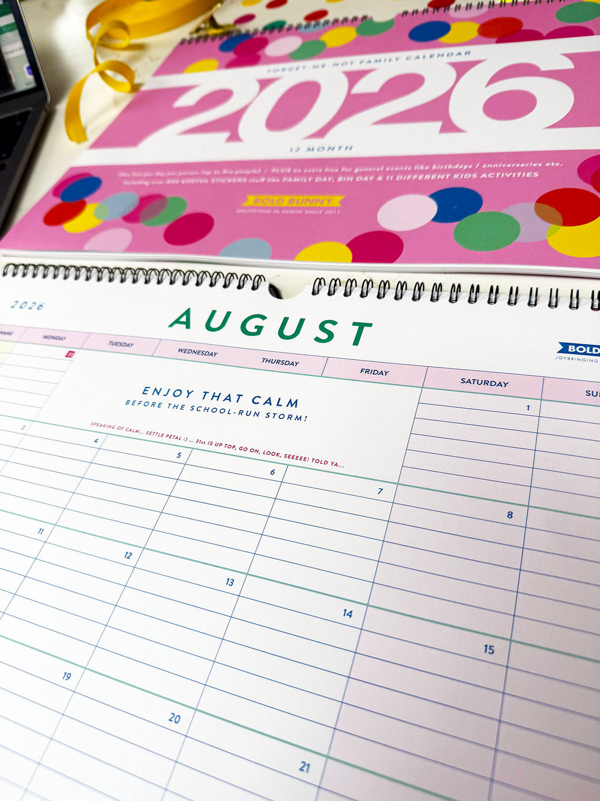 2026 Forget-Me-Not Calendar FAMILY EDITION