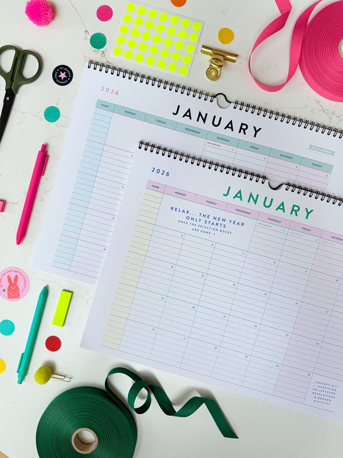 2026 Forget-Me-Not Calendar FAMILY EDITION