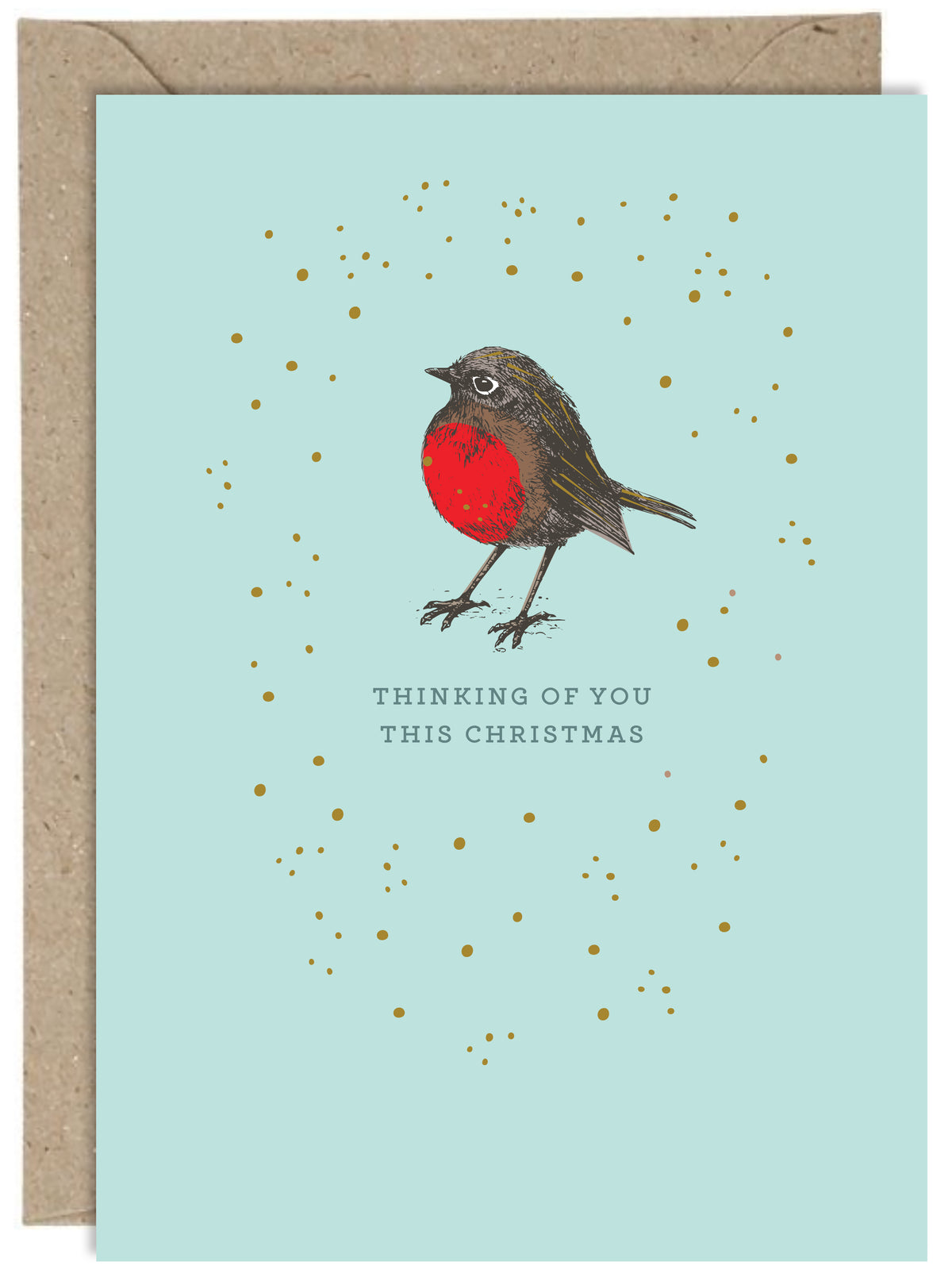 Thinking of You Christmas Robin