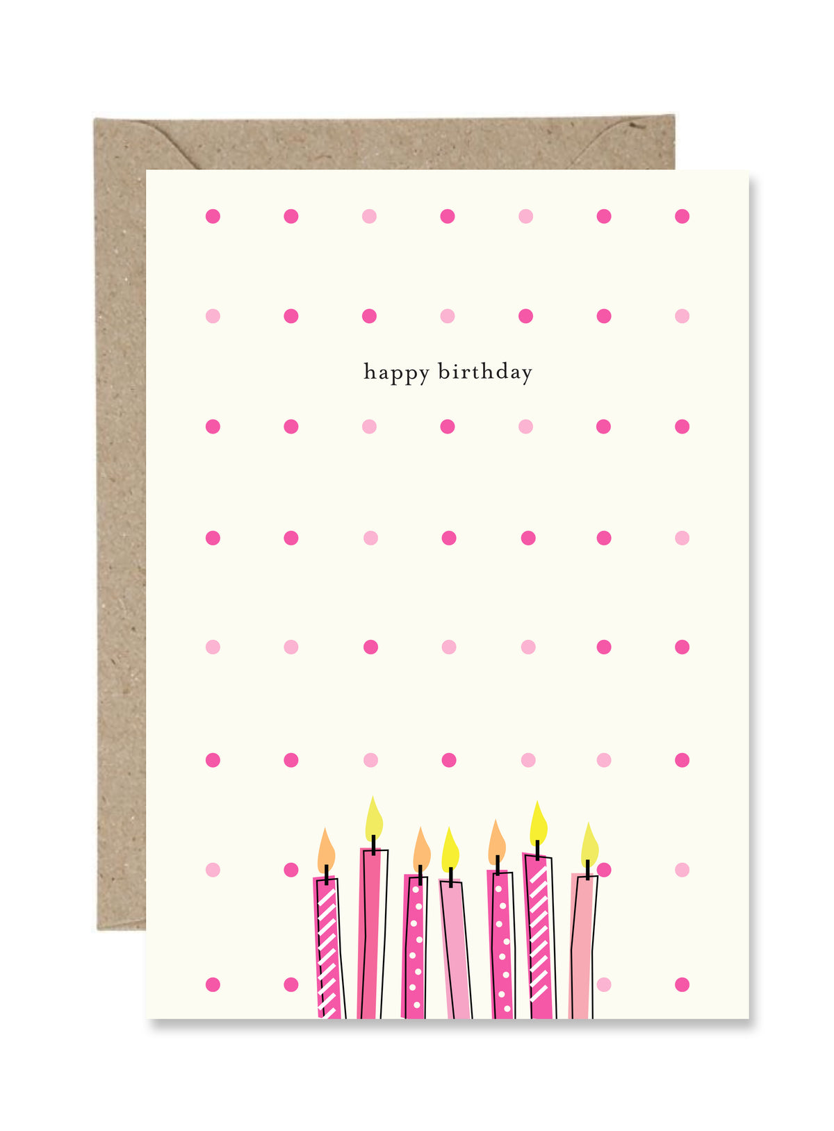 Birthday Candles Pink