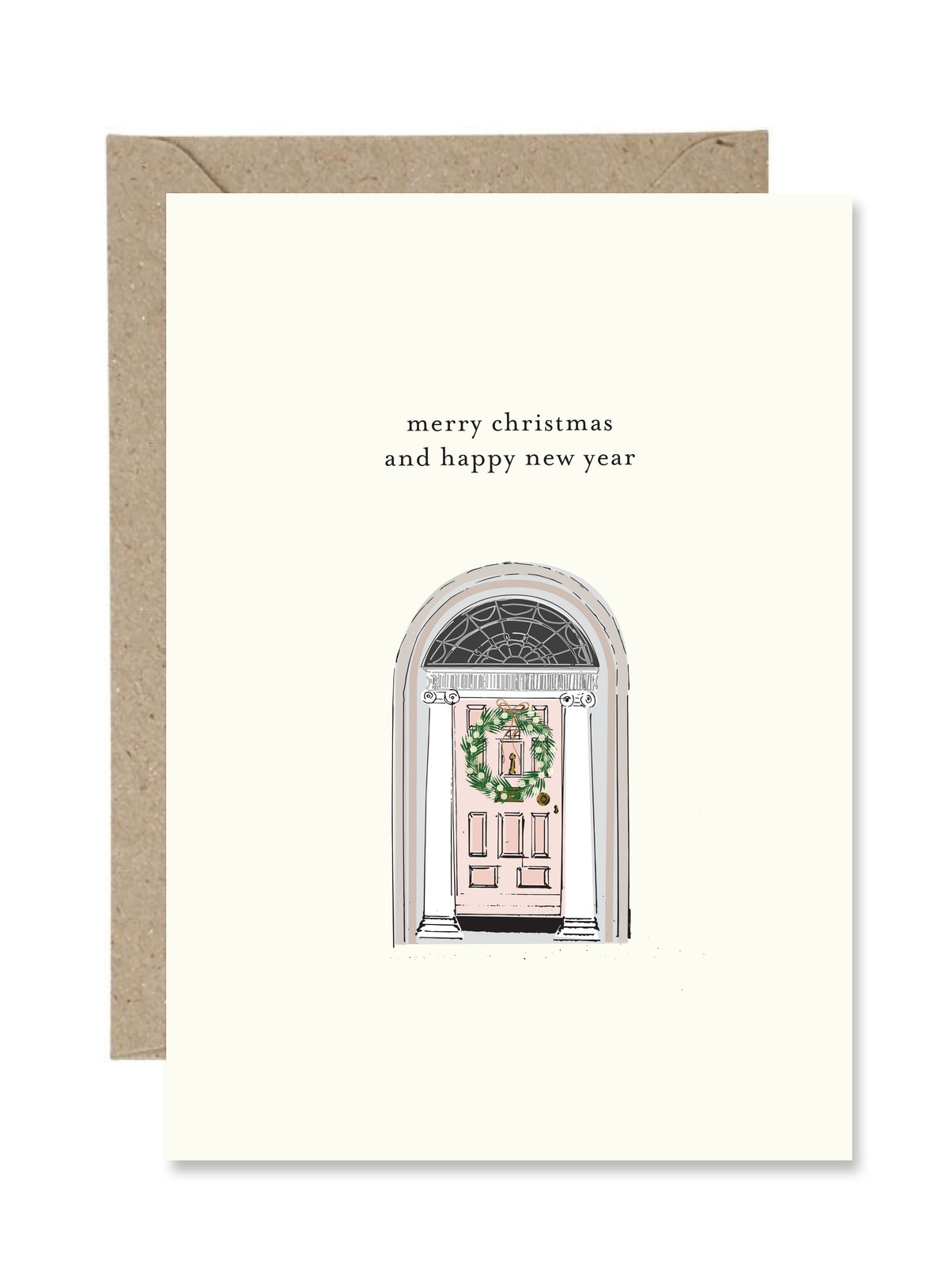 Merry Christmas Georgian Door