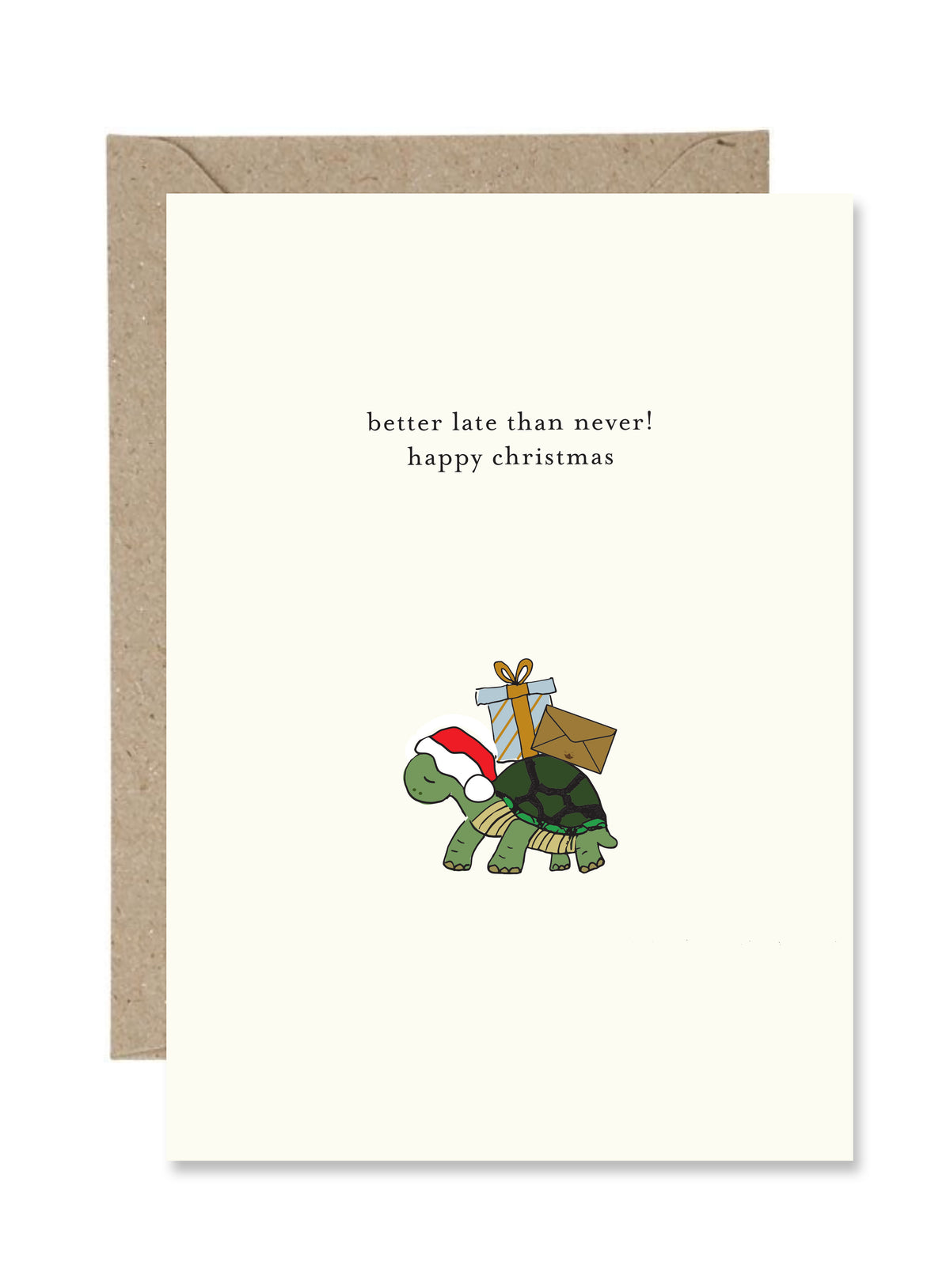 Better Late than Never Christmas Tortoise