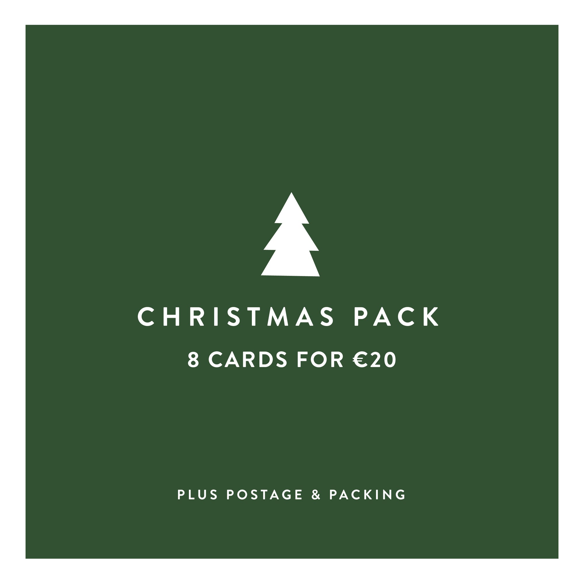 Christmas pack - 8 cards for €20