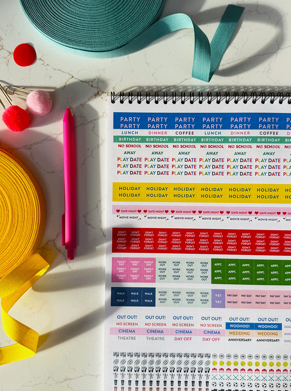 2026 Forget-Me-Not Calendar FAMILY EDITION