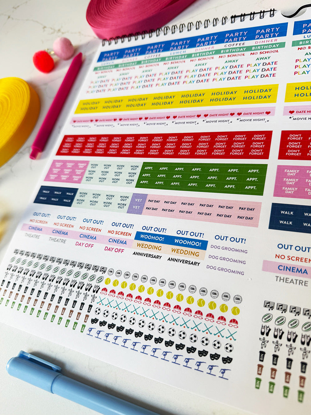 2026 Forget-Me-Not Calendar FAMILY EDITION