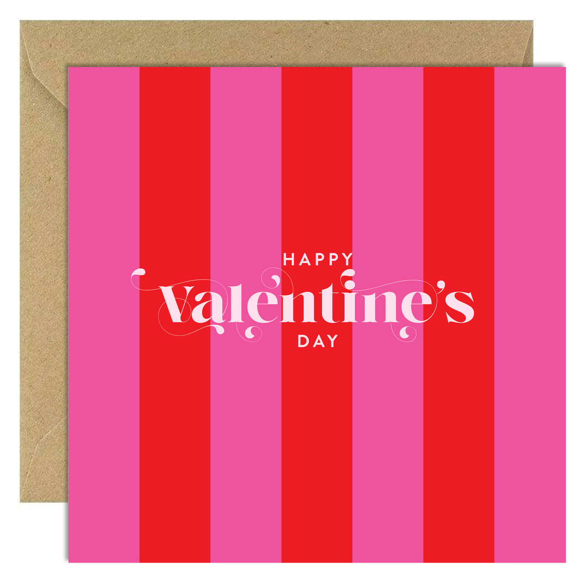 Happy Valentine's Day Stripes