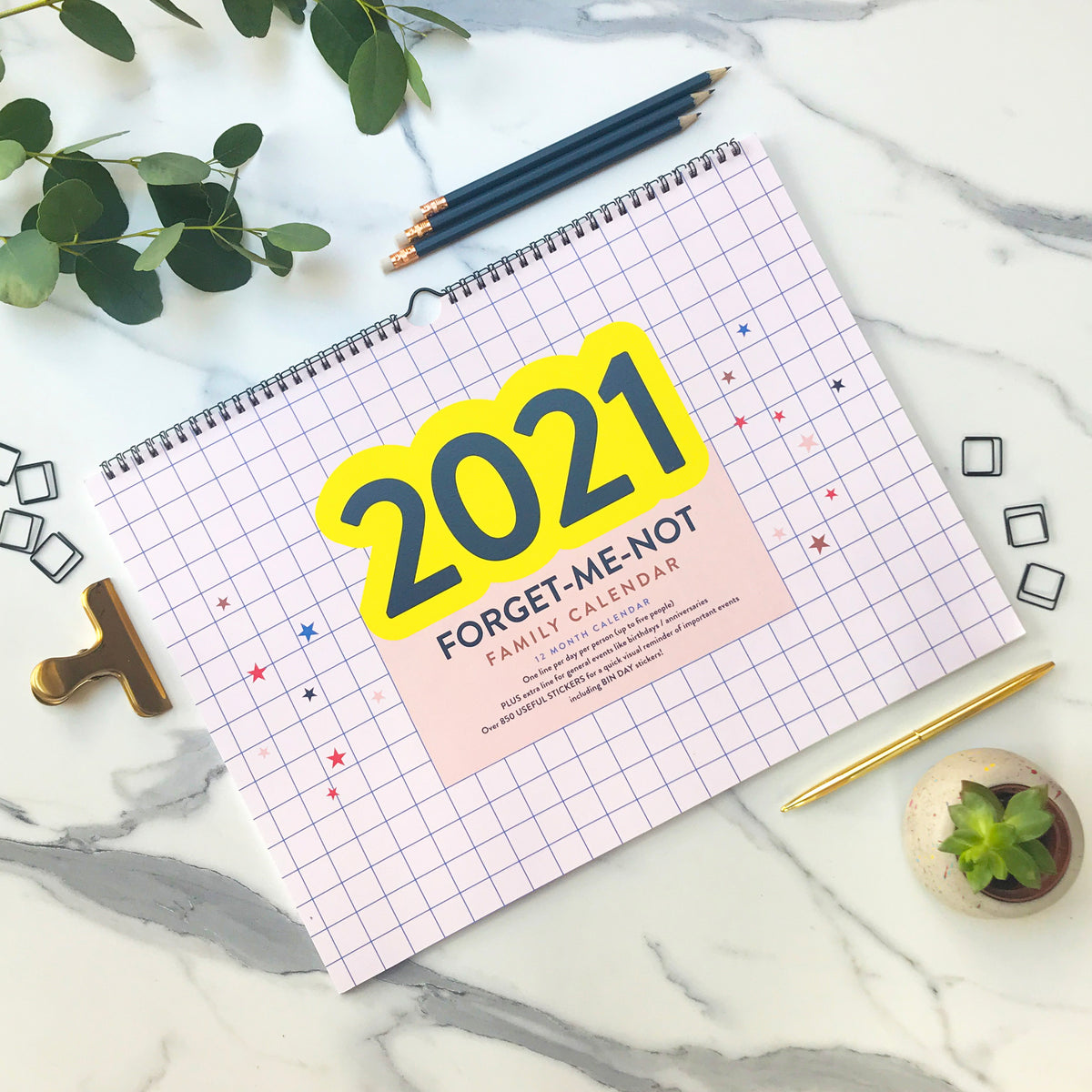 2021 Forget-Me-Not Family Calendar