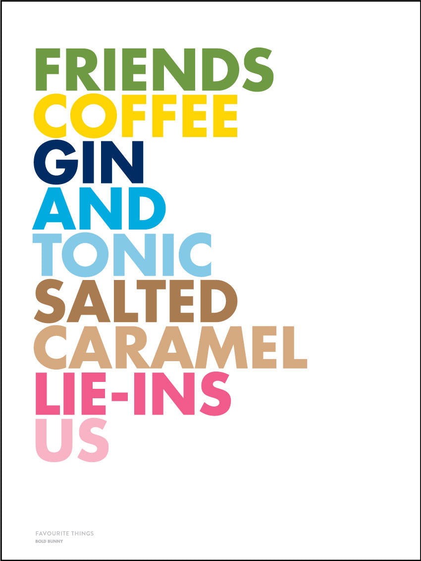 Favourite Things GIN edition