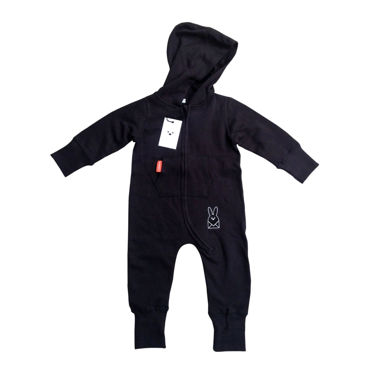 Black Hooded Onesie