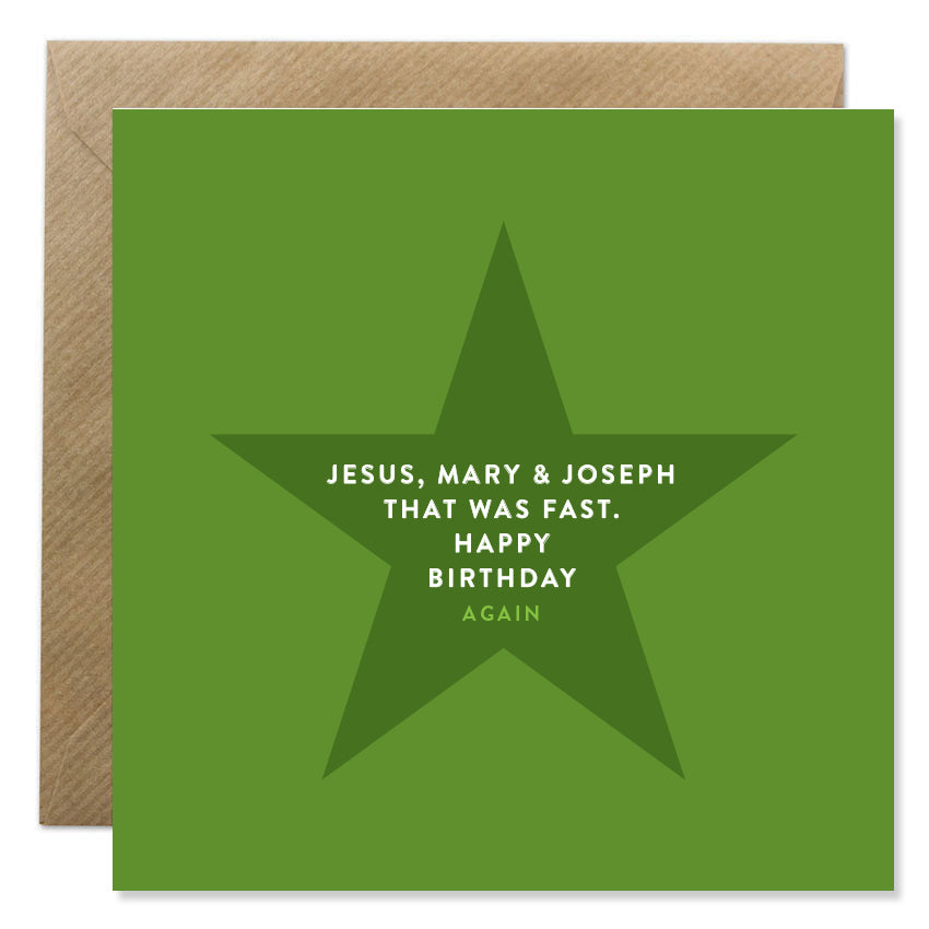 Jesus, Mary &amp; Joseph Happy Birthday Again
