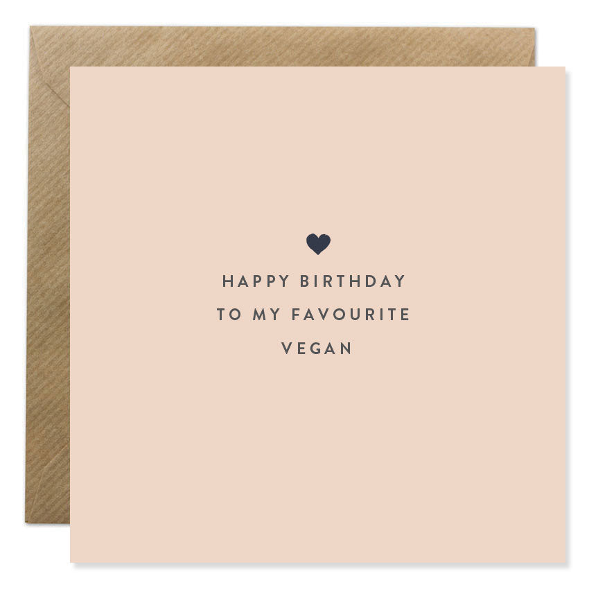 Happy Birthday to my Favourite Vegan